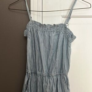 Cute adjustable strap romper